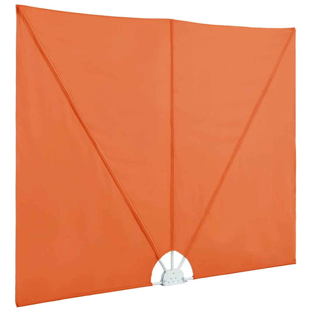 sammenklappelig sidemarkise til terrasse terracotta 300 x 150 cm