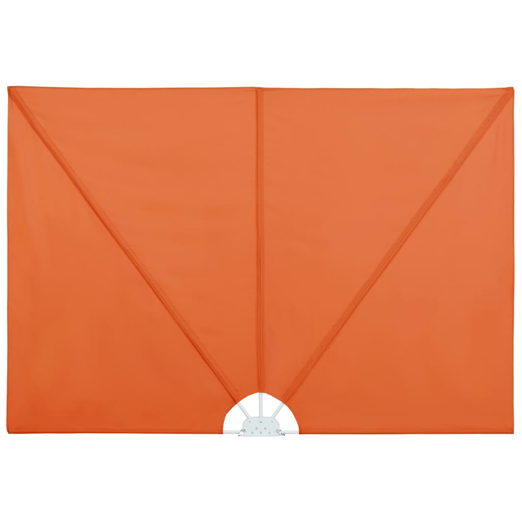 sammenklappelig sidemarkise til terrasse terracotta 400 x 200 cm