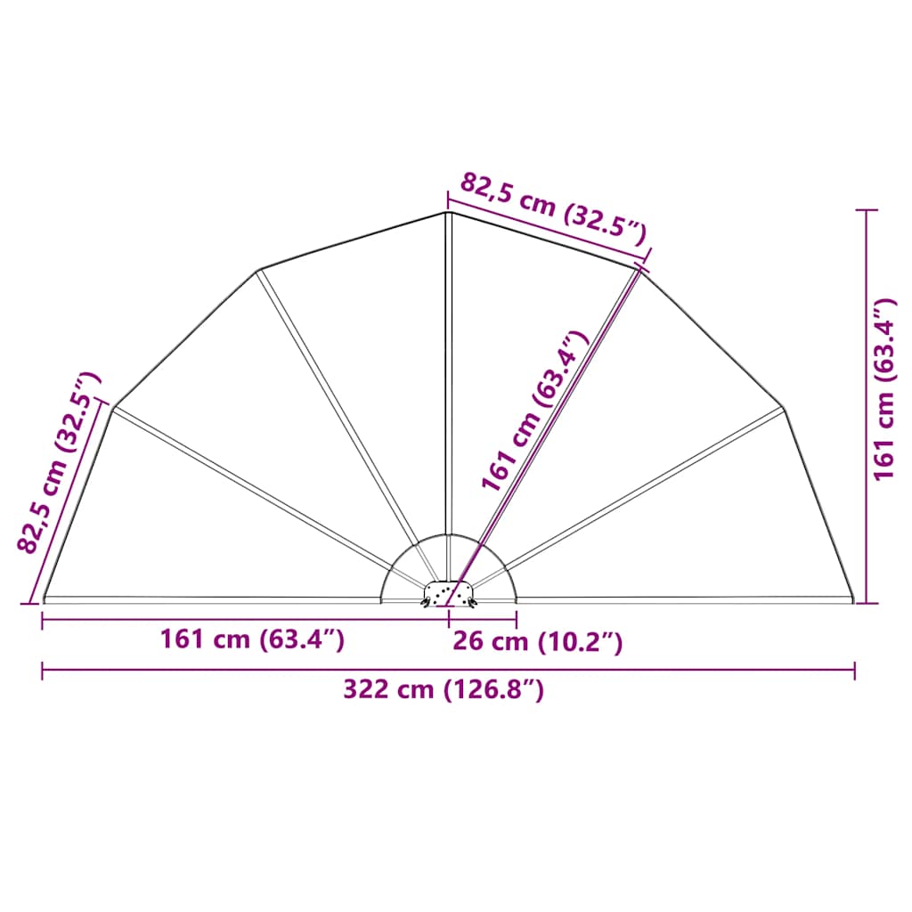 sammenklappelig sidemarkise til terrasse cremefarvet 160 cm