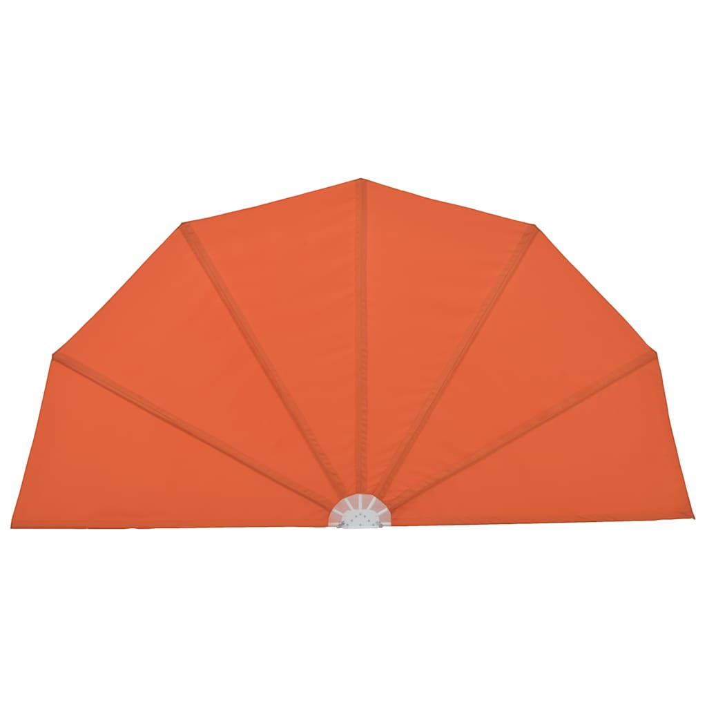 sammenklappelig sidemarkise til terrasse terracotta 200 cm
