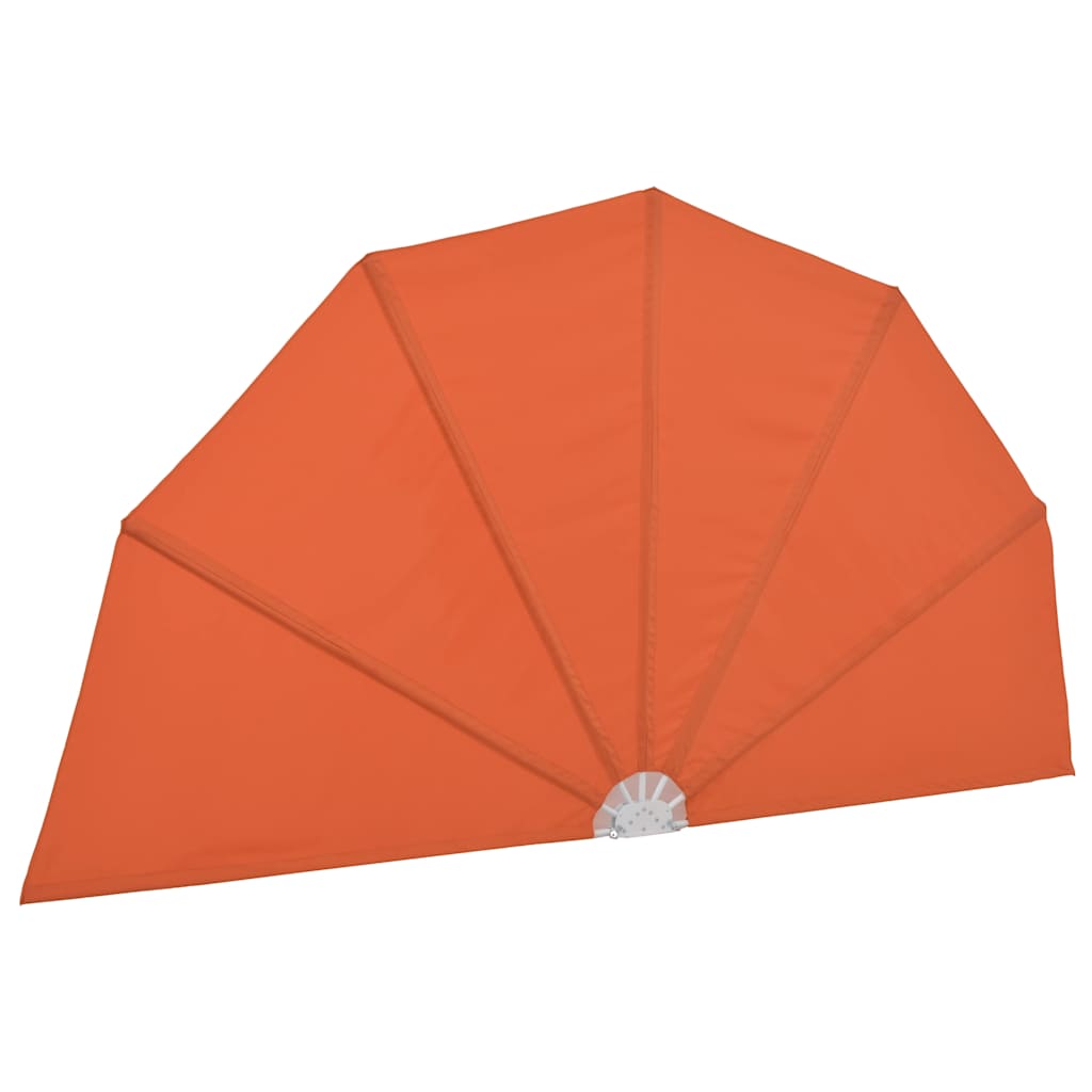 sammenklappelig sidemarkise til terrasse terracotta 200 cm