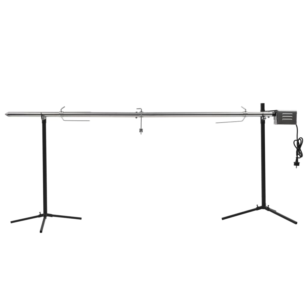 automatisk grill med motor rustfrit stål 207 x 45 x 81 cm