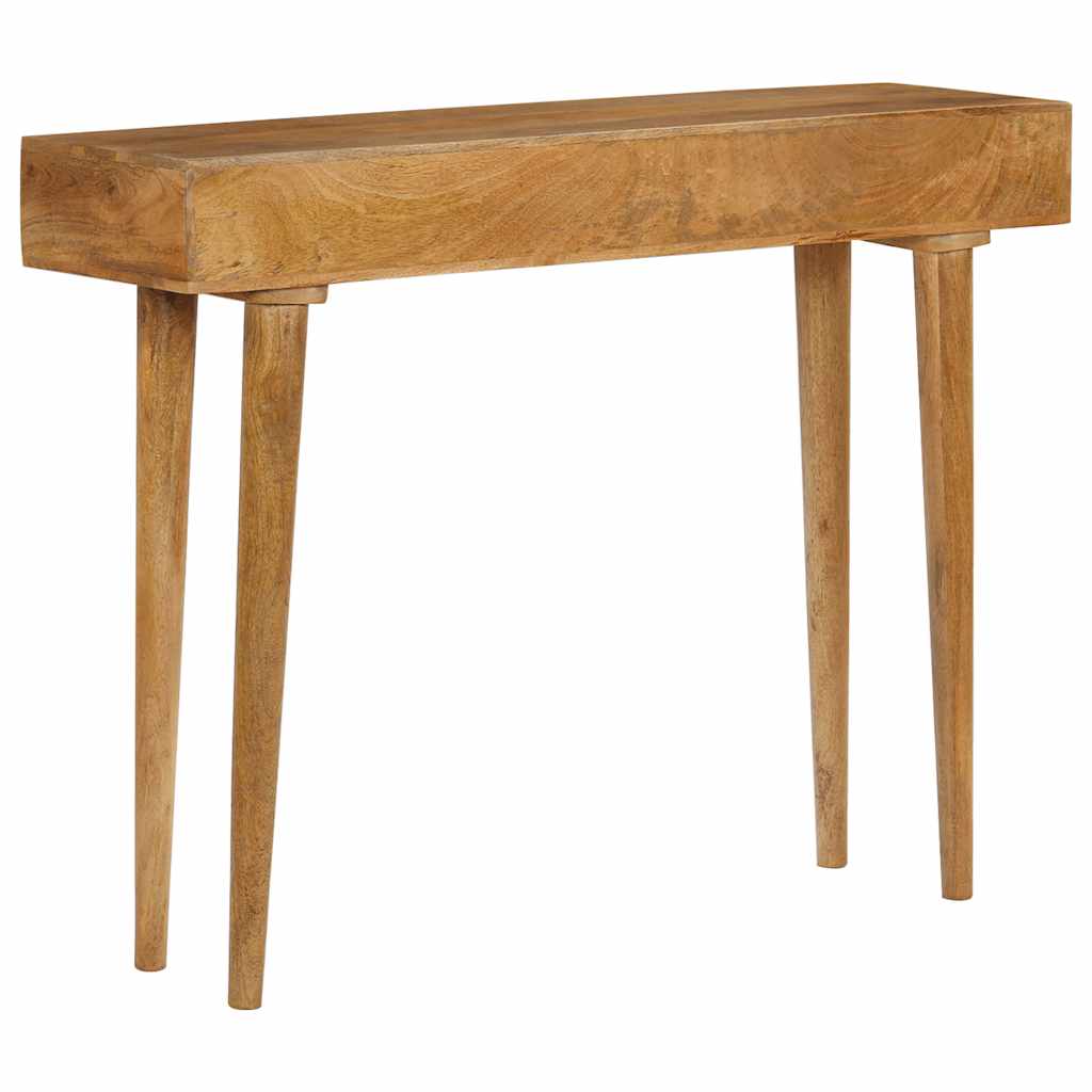 konsolbord massivt mangotræ 102 x 30 x 79 cm