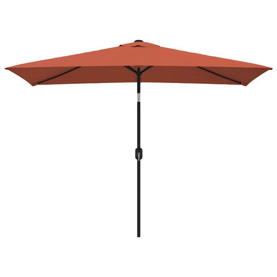 parasol 300x200 cm metalstang terrakotta