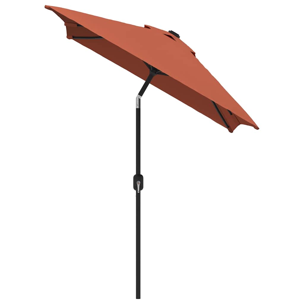 parasol 300x200 cm metalstang terrakotta