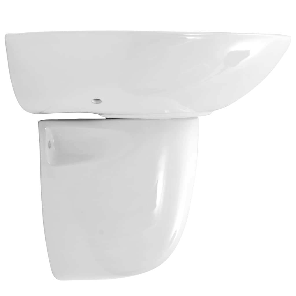 Vask Hvid 52 x 45 x 49 cm Glaseret Keramik