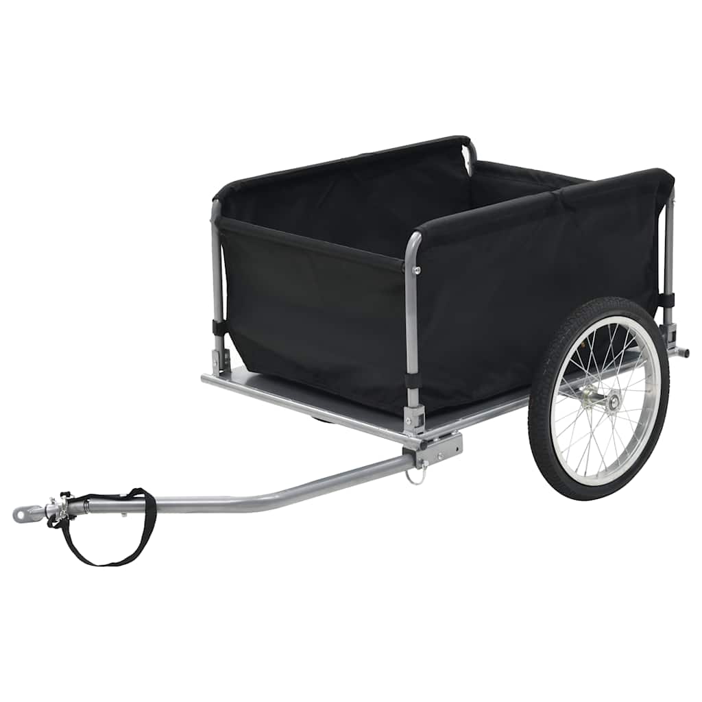 cykelvogn 65 kg sort og gul