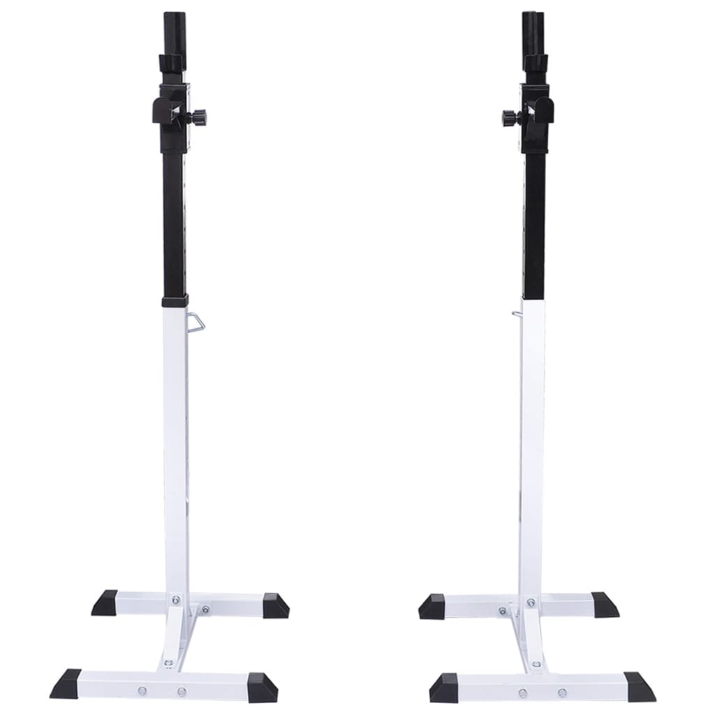 vægtstang- og squat-stativ med vægtstang- og håndvægtsæt 30,5kg