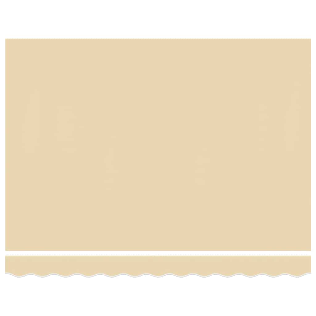 udskiftningsdug til markise 350x250 cm polyester cremefarvet