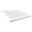 udskiftningsdug til markise 450x300 cm polyester cremefarvet