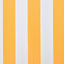 udskiftningsdug til markise 350x250 cm polyester orange og hvid
