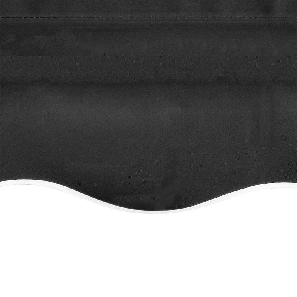 udskiftningsdug til markise 450x300 cm polyester grå