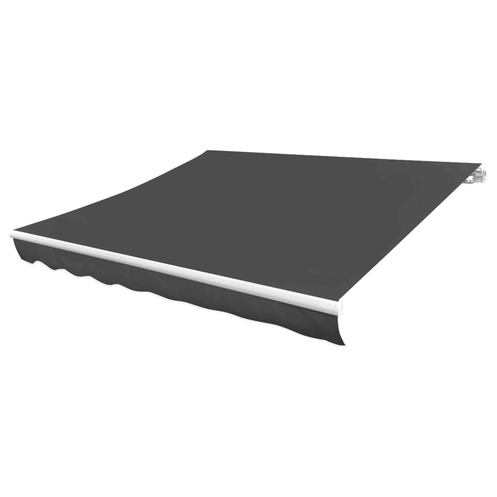 udskiftningsdug til markise 600x300 cm polyester grå