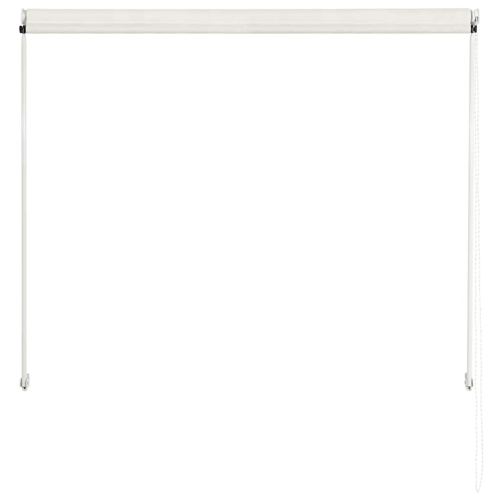 foldemarkise 150x150 cm cremefarvet
