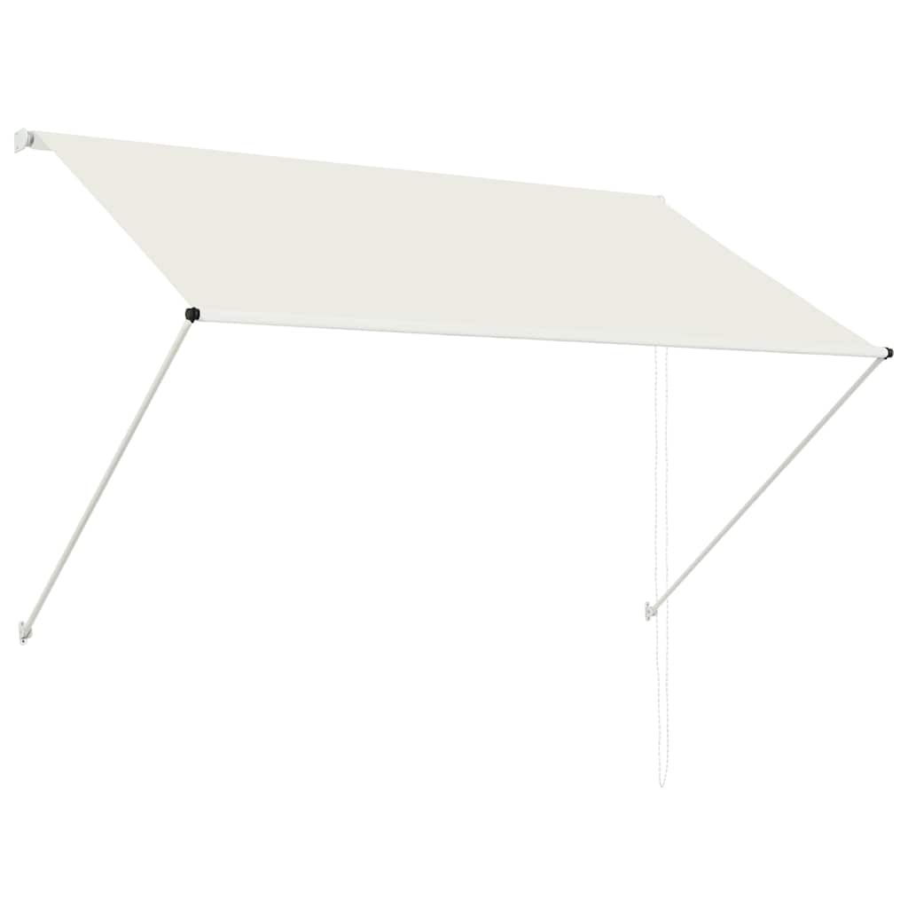 foldemarkise 200 x 150 cm cremefarvet
