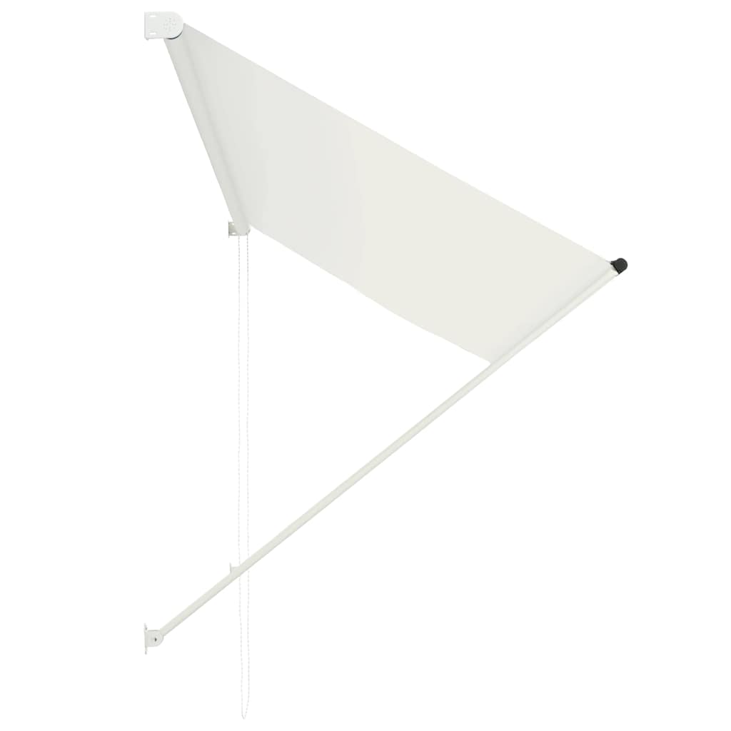 foldemarkise 250x150 cm cremefarvet
