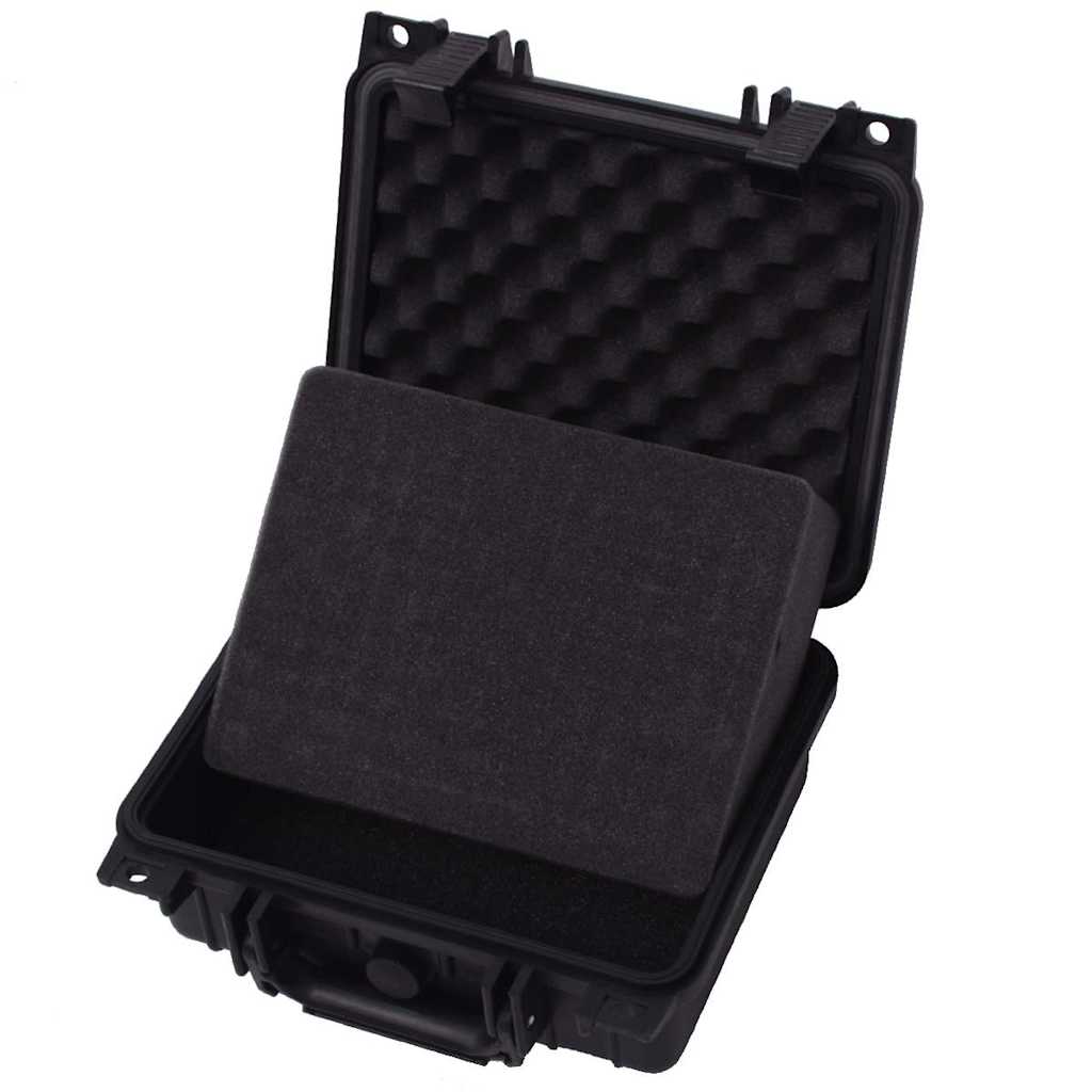 beskyttende kuffert sort 27 x 24,6 x 12,4 cm