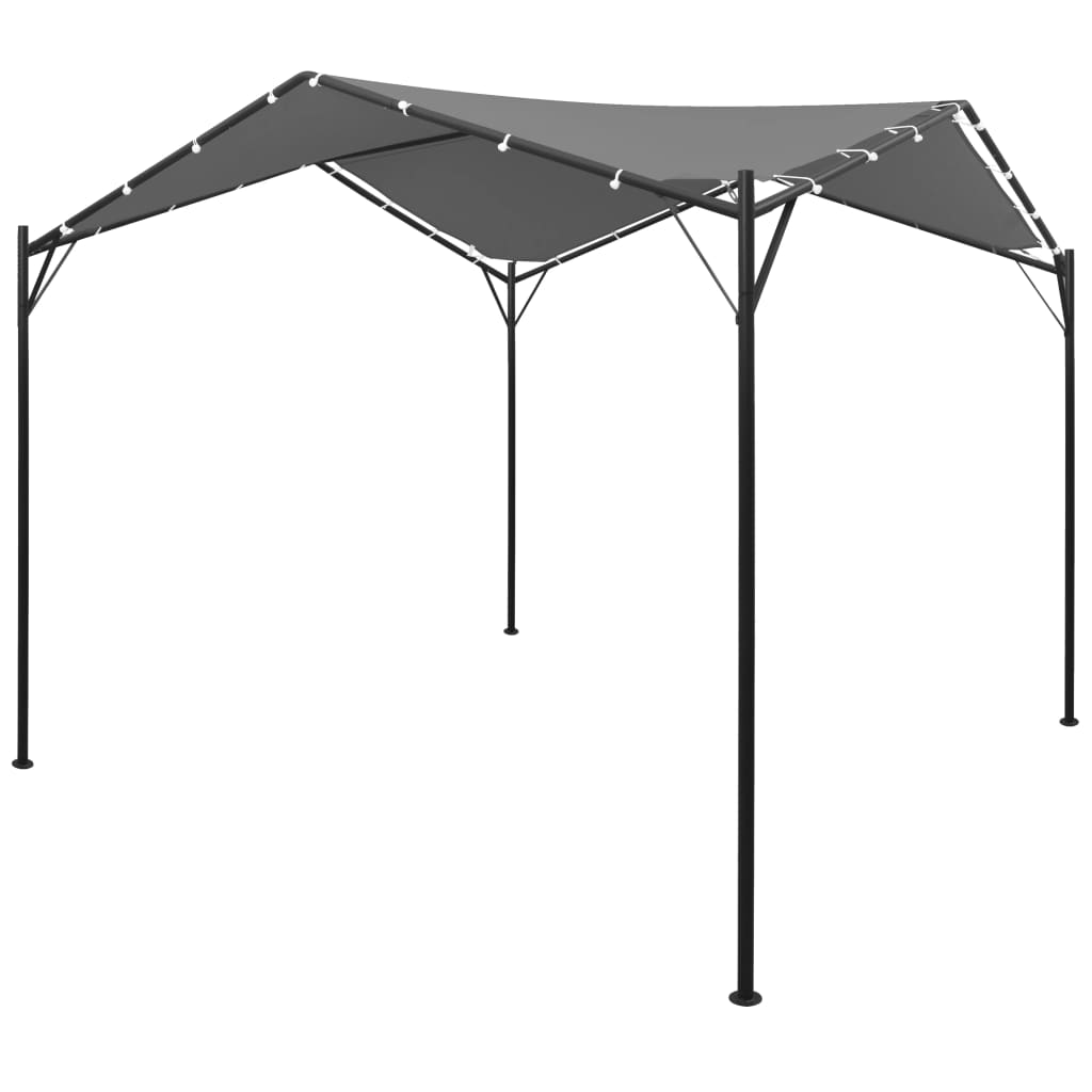 pavillon 4x4 m antracitgrå