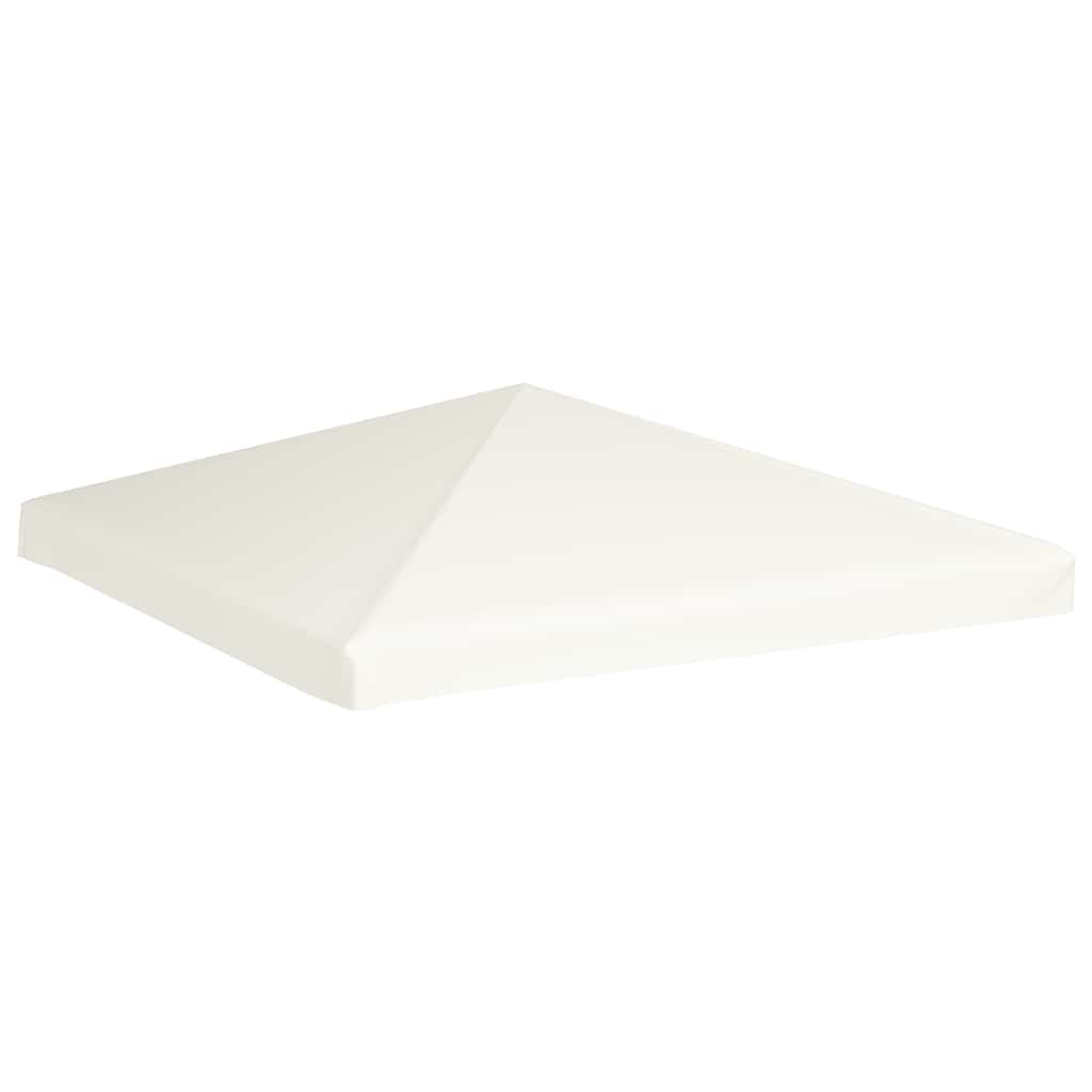 pavillontopdække 310 g/m² 3 x 3 m cremehvid