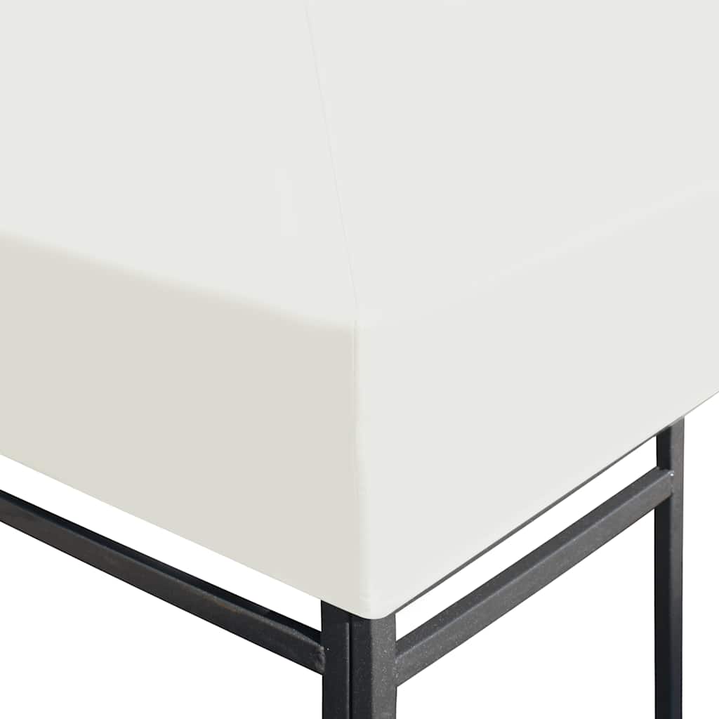 pavillontopdække 310 g/m² 3 x 3 m cremehvid