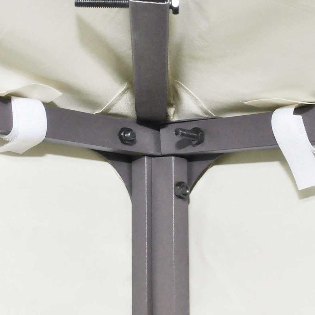 pavillontopdække 310 g/m² 3 x 3 m cremehvid