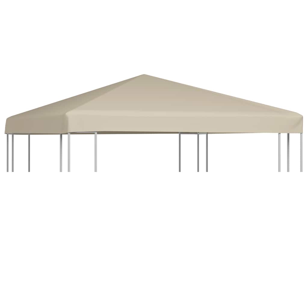 pavillontopdække 310 g/m² 3x3 m beige