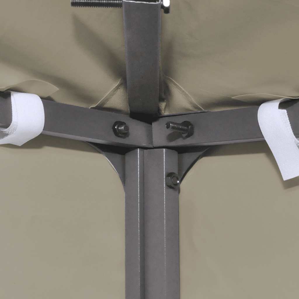 pavillontopdække 310 g/m² 3x3 m beige