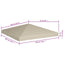pavillontopdække 310 g/m² 3x3 m beige
