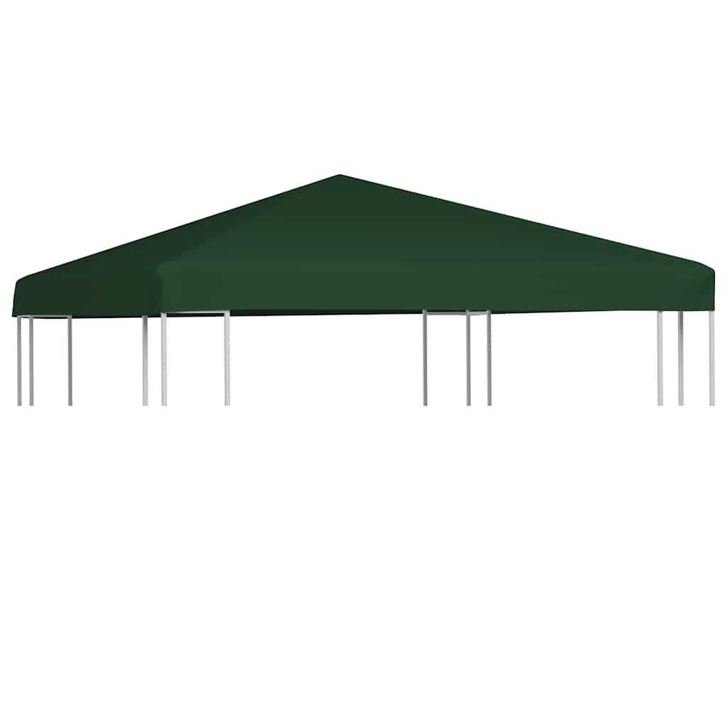 pavillontopdække 310 g/m² 3 x 3 m grøn