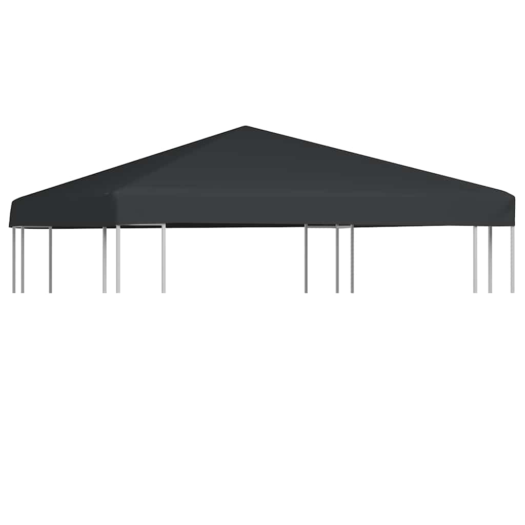 pavillontopdække 310 g/m² 3 x 3 m grå