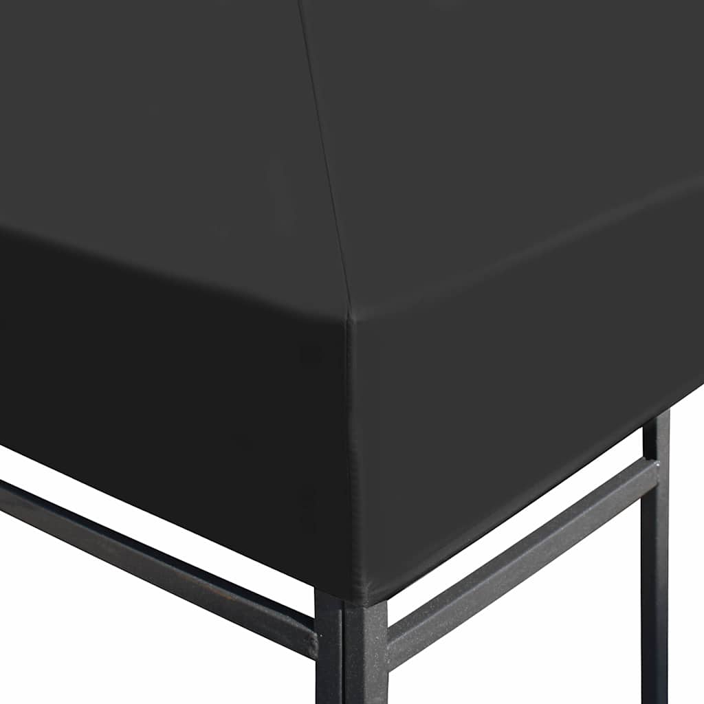 pavillontopdække 310 g/m² 3 x 3 m grå