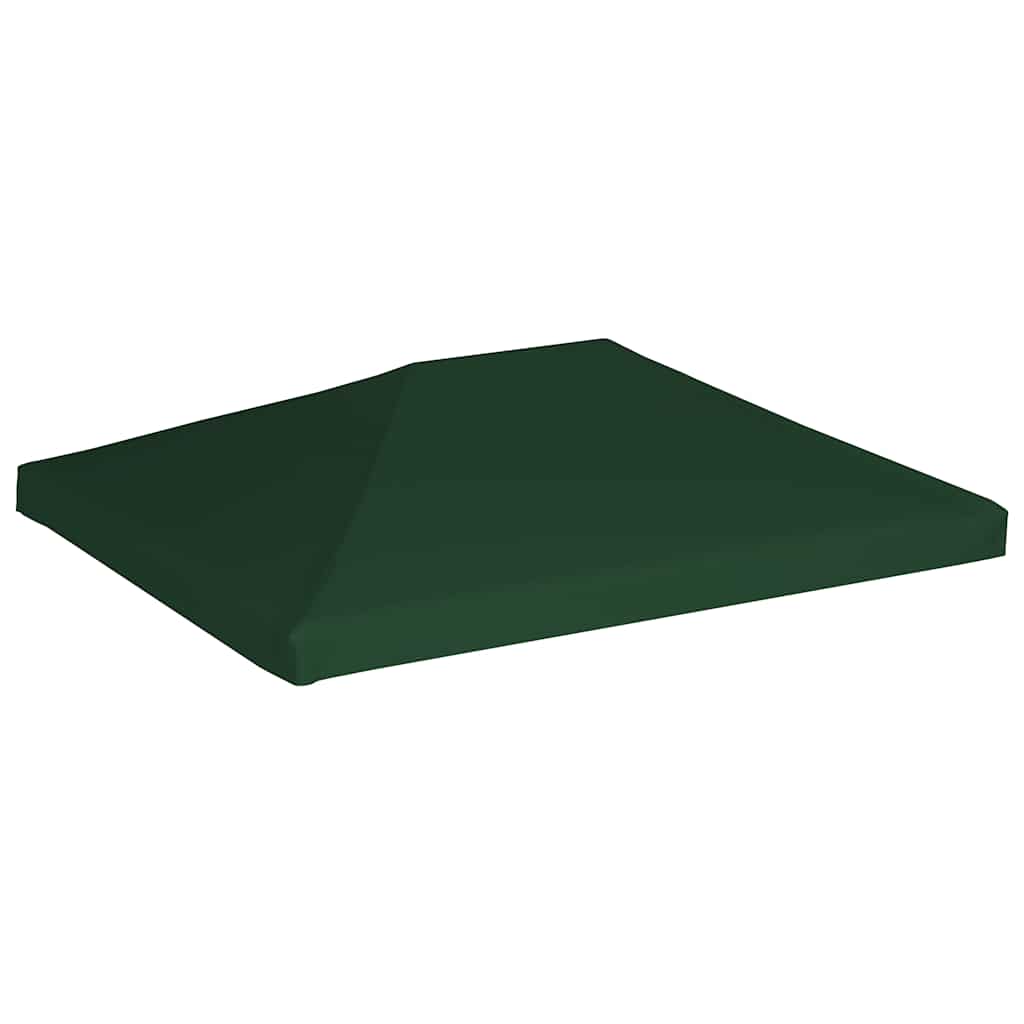 pavillontopdække 310 g/m² 4 x 3 m grøn