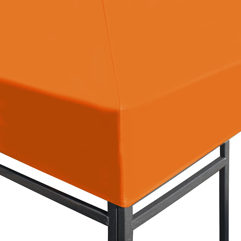 pavillontopdække 310 g/m² 4 x 3 m orange