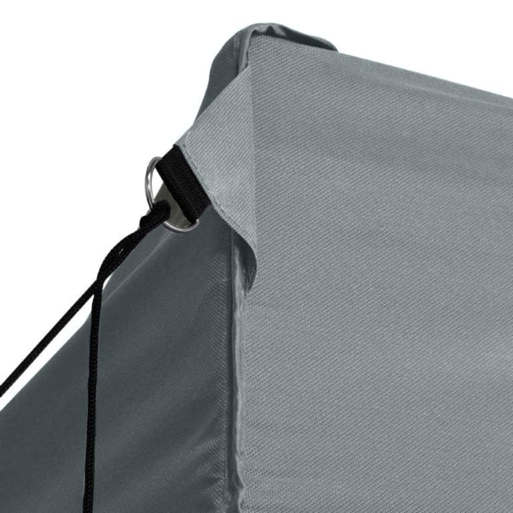 foldbart telt med 3 sidevægge 431x291x315 cm antracitgrå