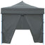 foldbart pop op-festtelt med 8 sidevægge 870x291x315 cm antracitgrå