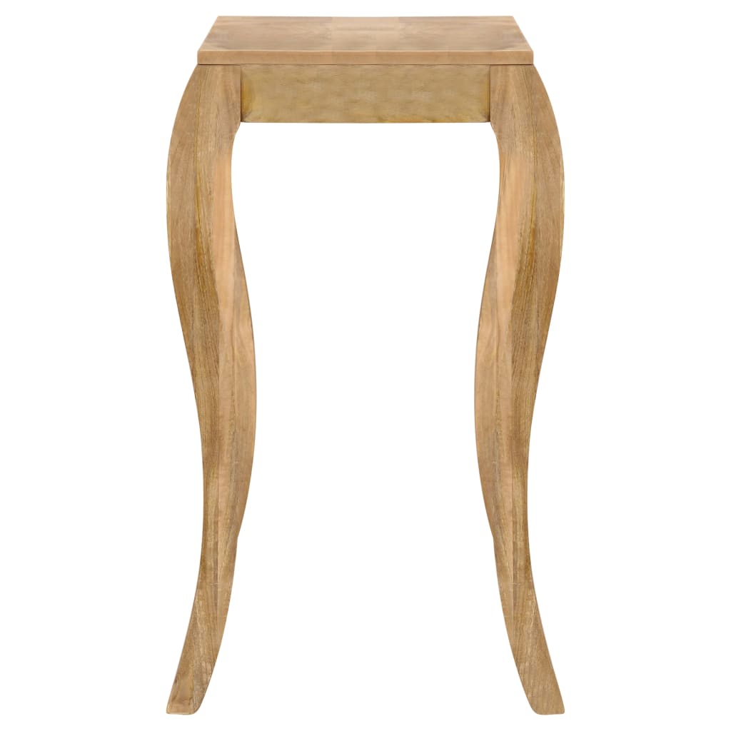 konsolbord massivt mangotræ 118 x 38 x 76 cm