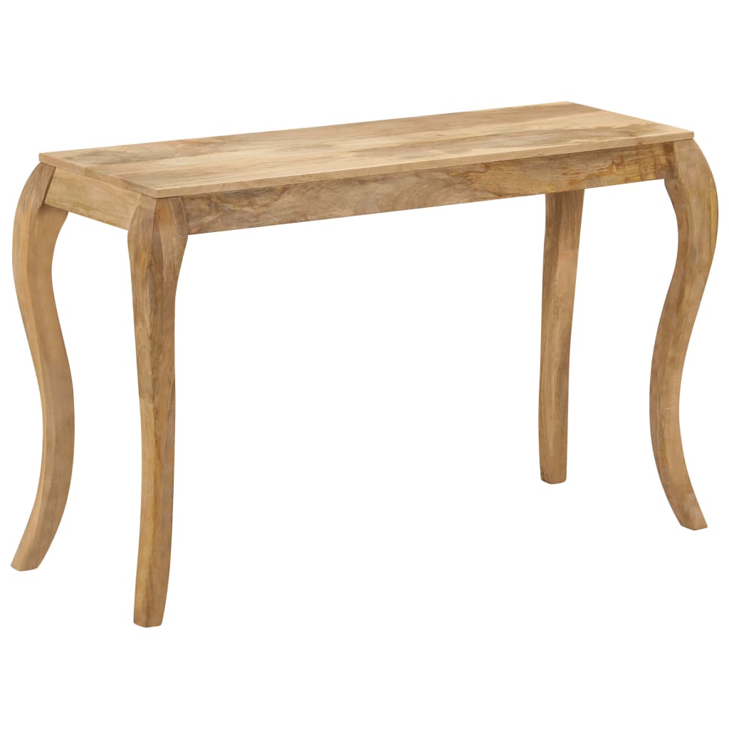 konsolbord massivt mangotræ 118 x 38 x 76 cm