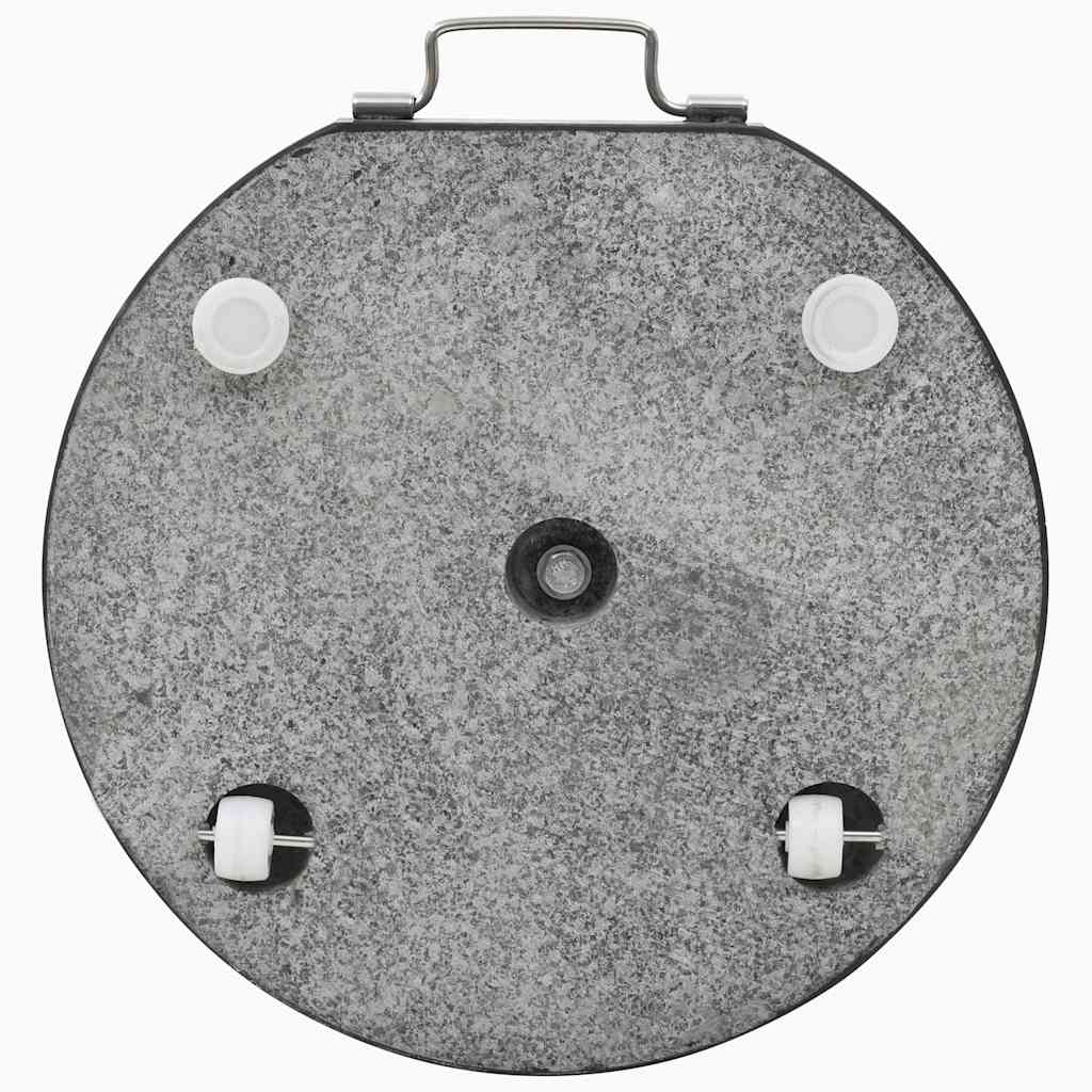 parasolfod granit 30 kg rund sort