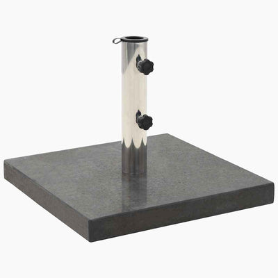 parasolfod 28,5 kg firkantet granit sort