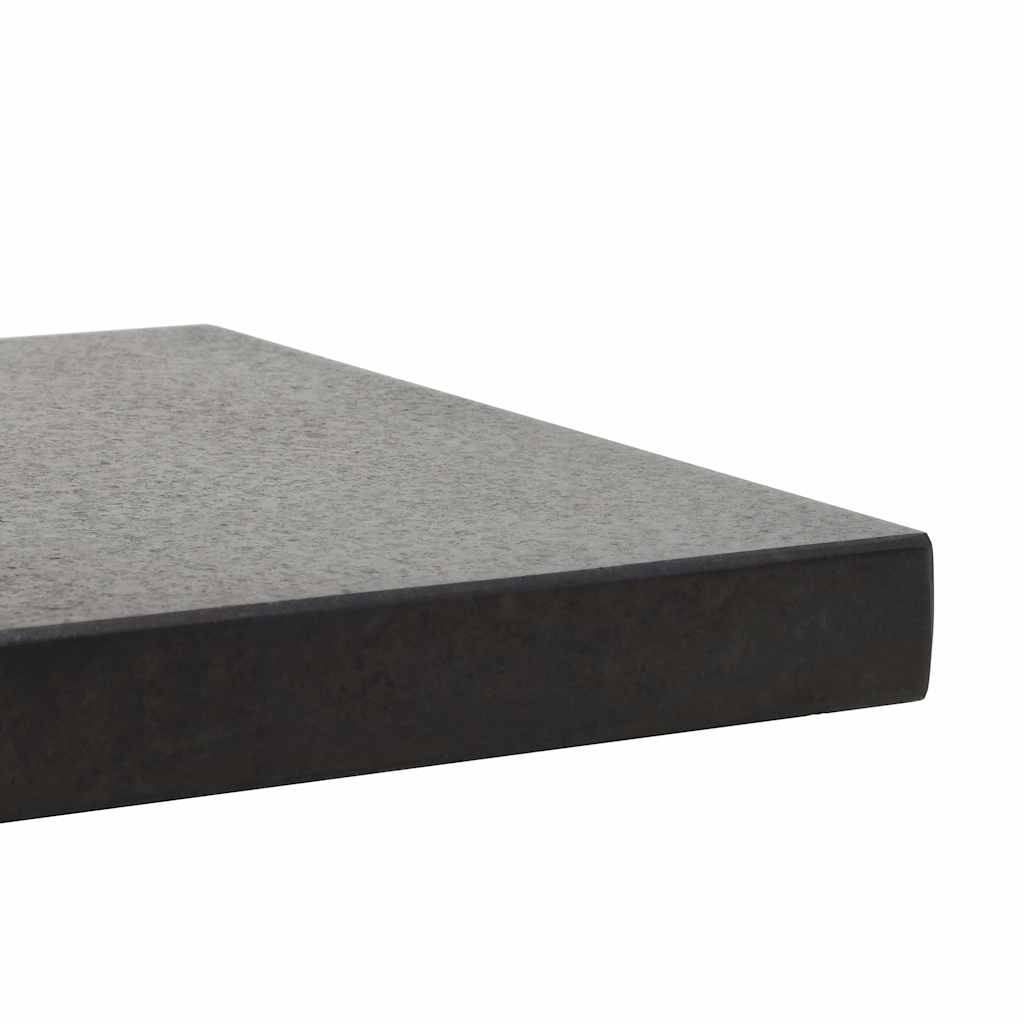 parasolfod 28,5 kg firkantet granit sort