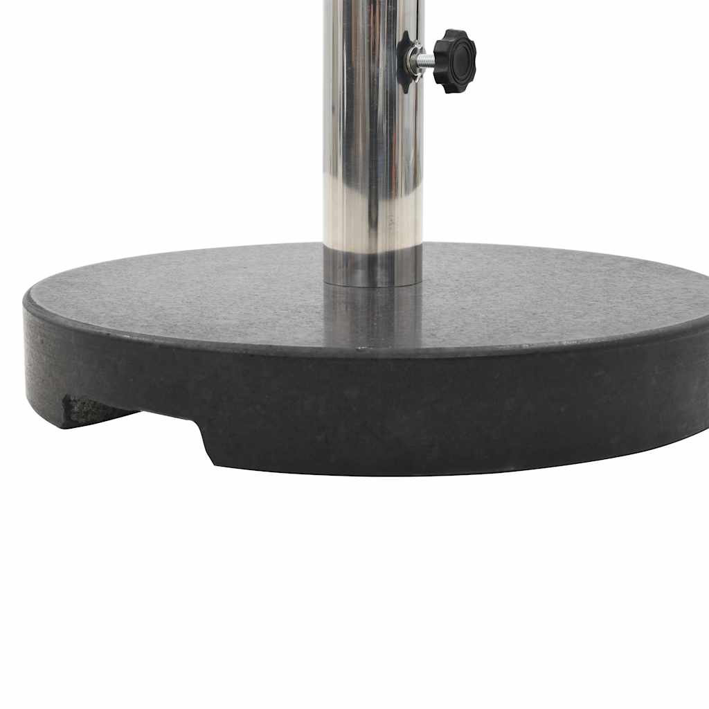 parasolfod granit 20 kg rund sort