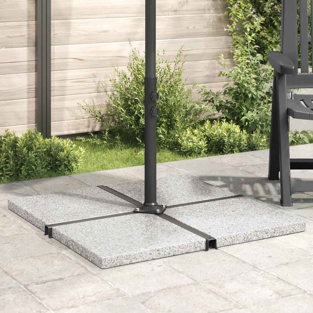 vægtplade til parasol granit 25 kg firkantet grå