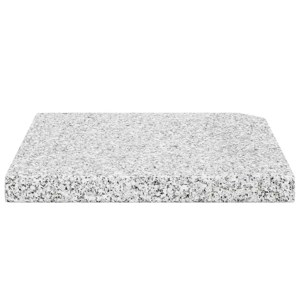 vægtplade til parasol granit 25 kg firkantet grå