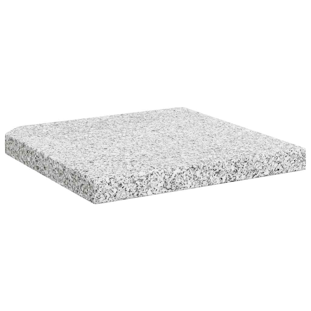 vægtplade til parasol granit 25 kg firkantet grå