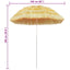 strandparasol Hawaii-stil 180 cm naturfarvet