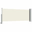 sammenrullelig sidemarkise 100 x 300 cm cremefarvet