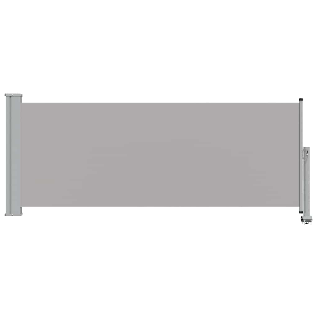 sammenrullelig sidemarkise til terrassen 100x300 cm grå