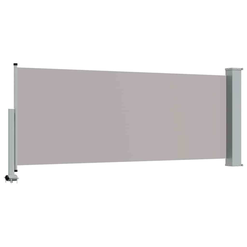 sammenrullelig sidemarkise til terrassen 100x300 cm grå