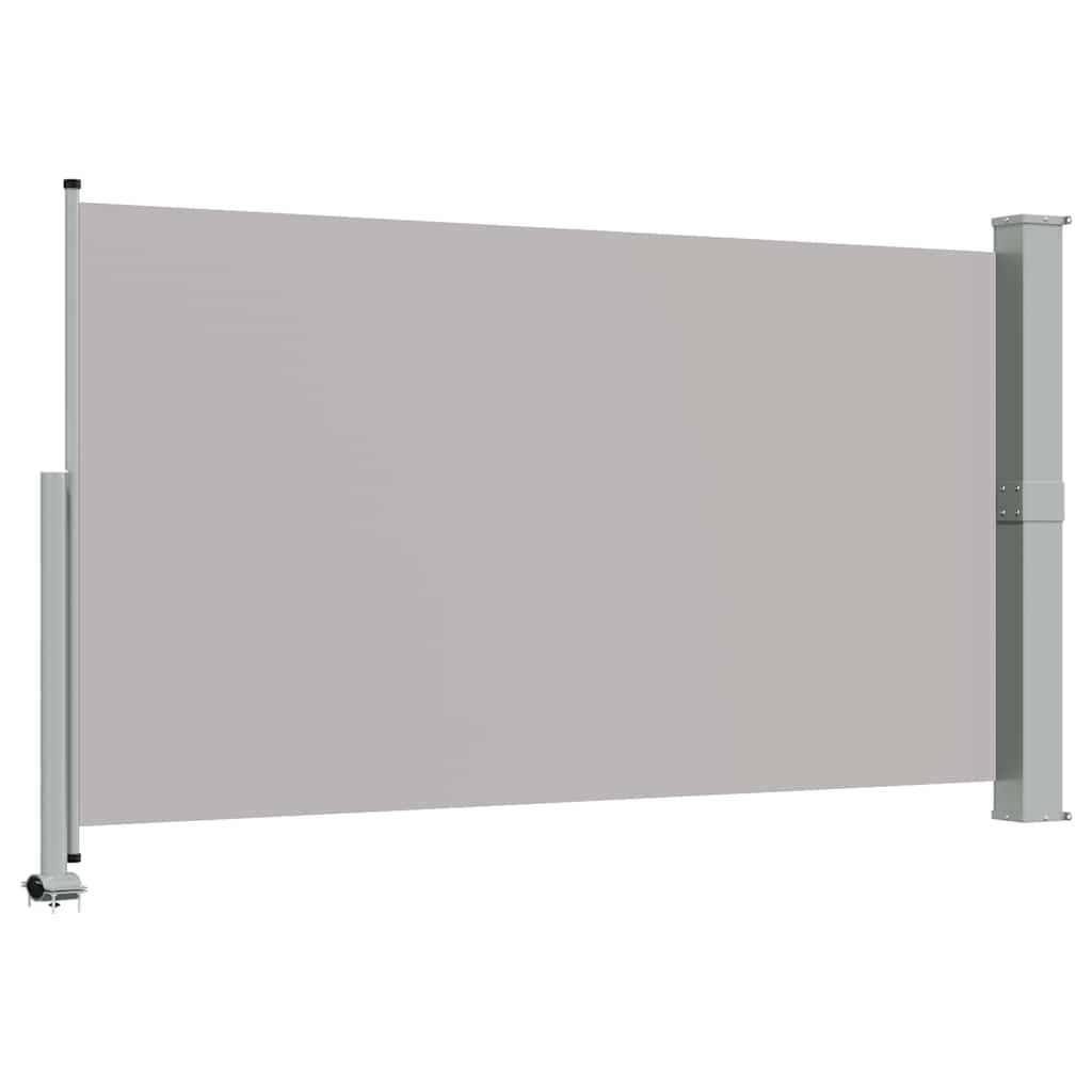 sammenrullelig sidemarkise til terrassen 140x300 cm grå