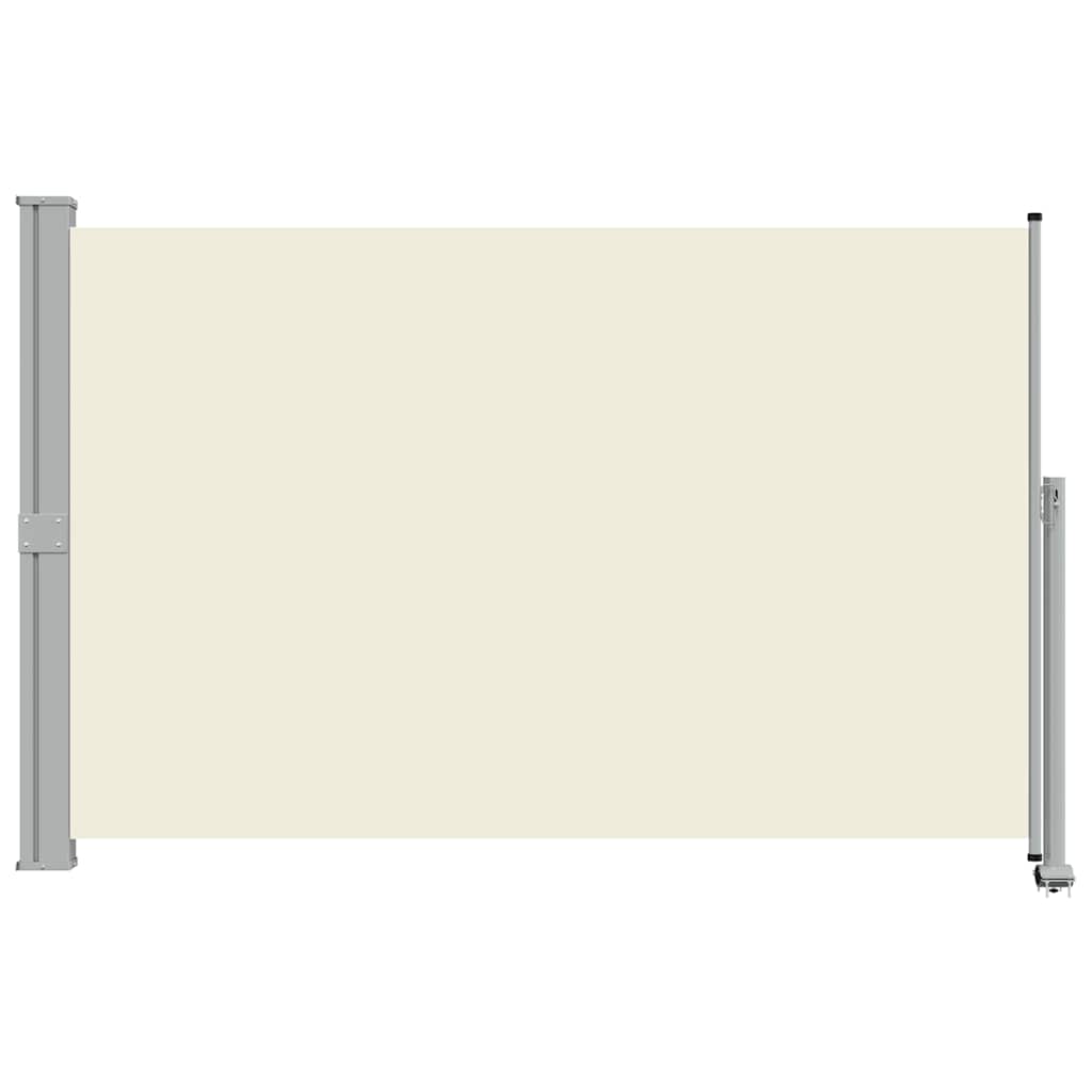 sammenrullelig sidemarkise til terrassen 160 x 300 cm creme